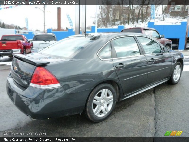 Ashen Gray Metallic / Gray 2012 Chevrolet Impala LT
