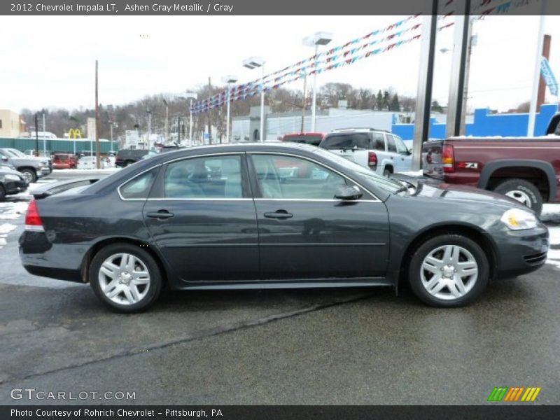 Ashen Gray Metallic / Gray 2012 Chevrolet Impala LT