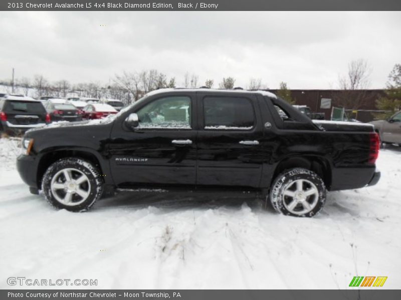 Black / Ebony 2013 Chevrolet Avalanche LS 4x4 Black Diamond Edition