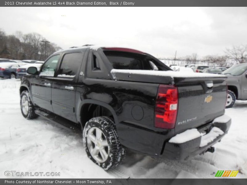 Black / Ebony 2013 Chevrolet Avalanche LS 4x4 Black Diamond Edition