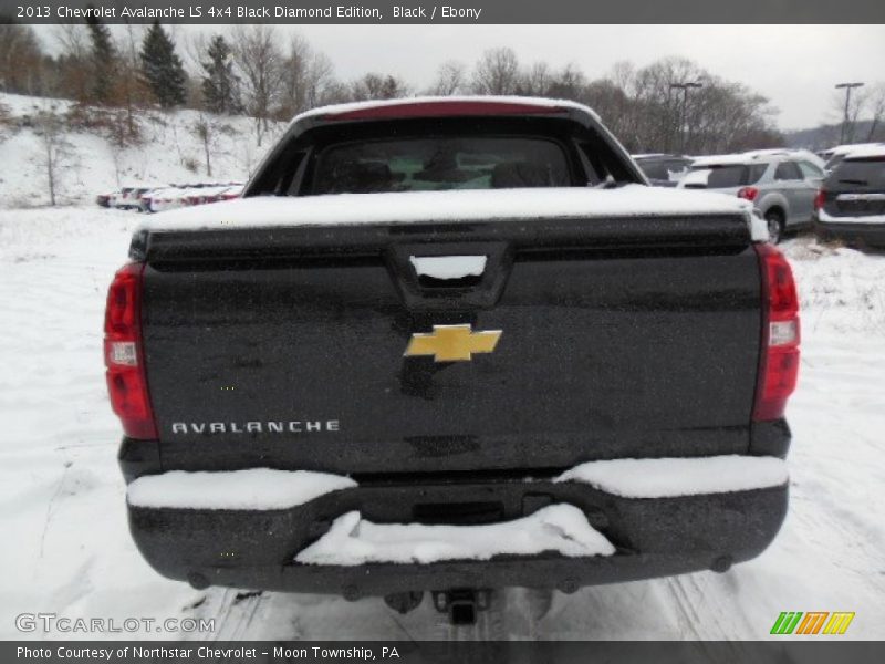 Black / Ebony 2013 Chevrolet Avalanche LS 4x4 Black Diamond Edition