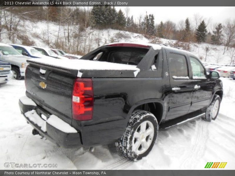 Black / Ebony 2013 Chevrolet Avalanche LS 4x4 Black Diamond Edition