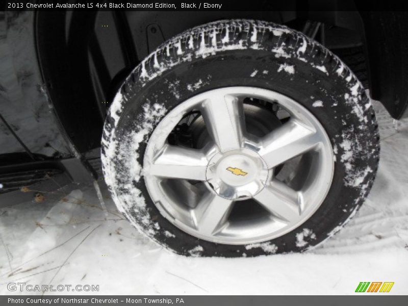 Black / Ebony 2013 Chevrolet Avalanche LS 4x4 Black Diamond Edition