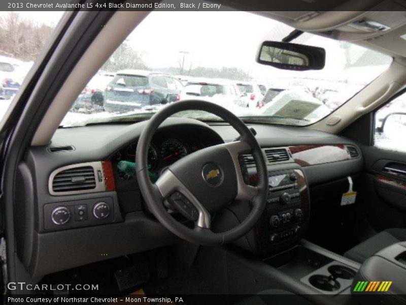 Black / Ebony 2013 Chevrolet Avalanche LS 4x4 Black Diamond Edition