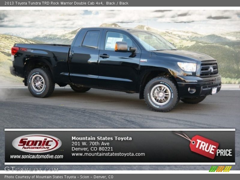 Black / Black 2013 Toyota Tundra TRD Rock Warrior Double Cab 4x4