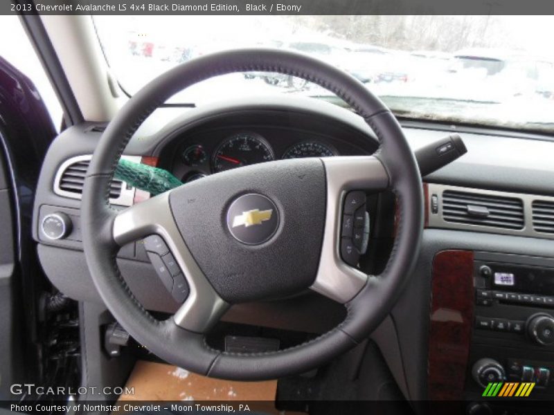 Black / Ebony 2013 Chevrolet Avalanche LS 4x4 Black Diamond Edition