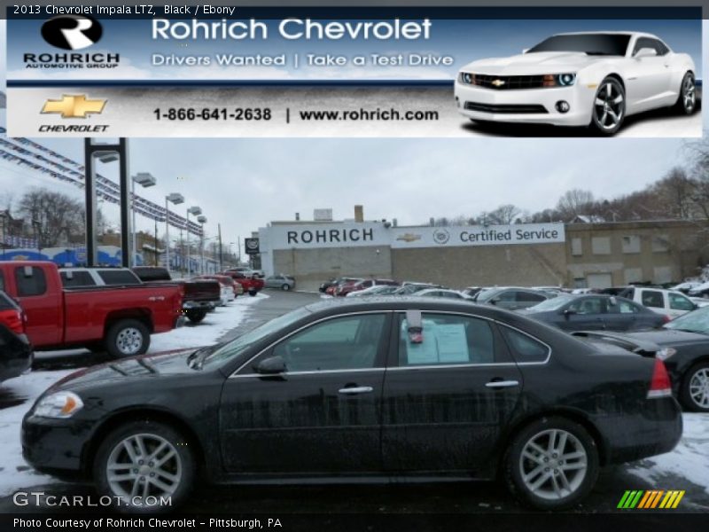 Black / Ebony 2013 Chevrolet Impala LTZ