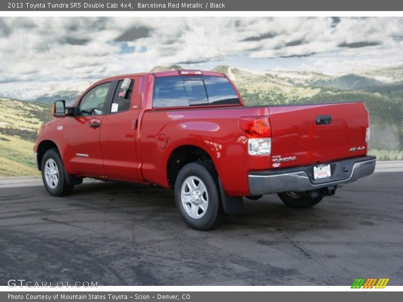Barcelona Red Metallic / Black 2013 Toyota Tundra SR5 Double Cab 4x4