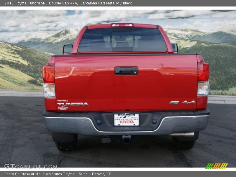 Barcelona Red Metallic / Black 2013 Toyota Tundra SR5 Double Cab 4x4
