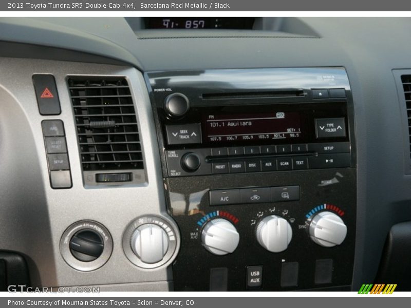 Barcelona Red Metallic / Black 2013 Toyota Tundra SR5 Double Cab 4x4