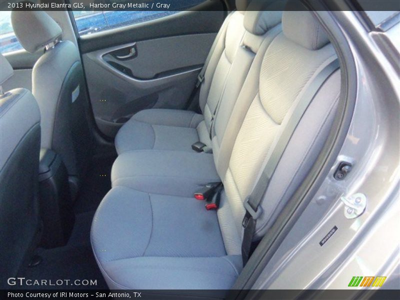 Harbor Gray Metallic / Gray 2013 Hyundai Elantra GLS