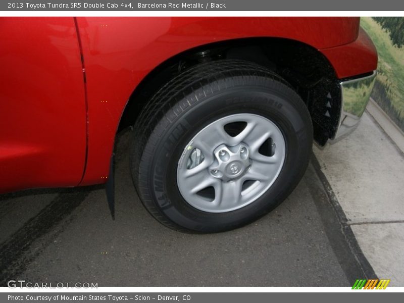 Barcelona Red Metallic / Black 2013 Toyota Tundra SR5 Double Cab 4x4