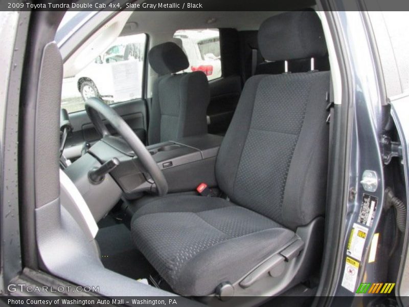 Slate Gray Metallic / Black 2009 Toyota Tundra Double Cab 4x4