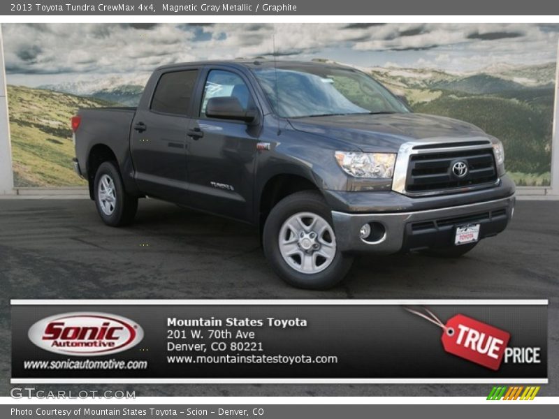 Magnetic Gray Metallic / Graphite 2013 Toyota Tundra CrewMax 4x4