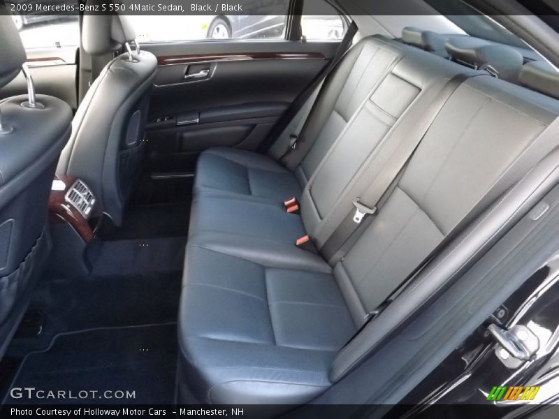 Black / Black 2009 Mercedes-Benz S 550 4Matic Sedan