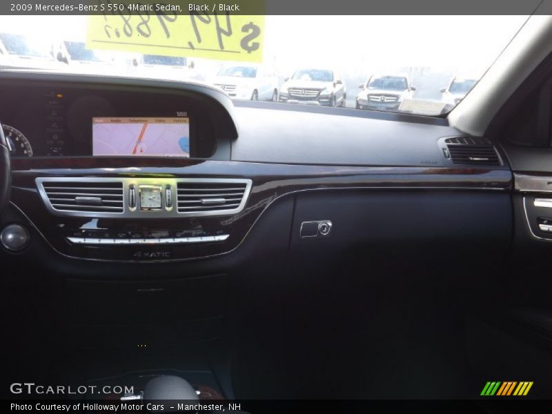 Black / Black 2009 Mercedes-Benz S 550 4Matic Sedan