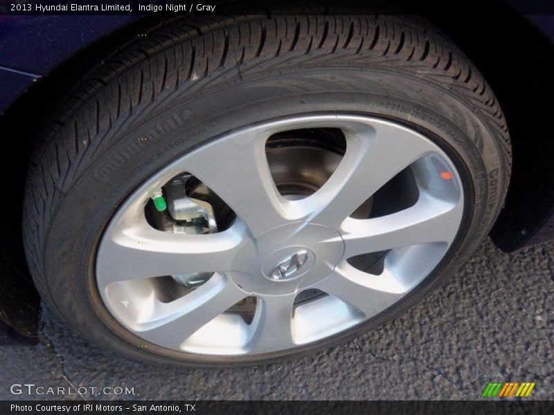 Indigo Night / Gray 2013 Hyundai Elantra Limited