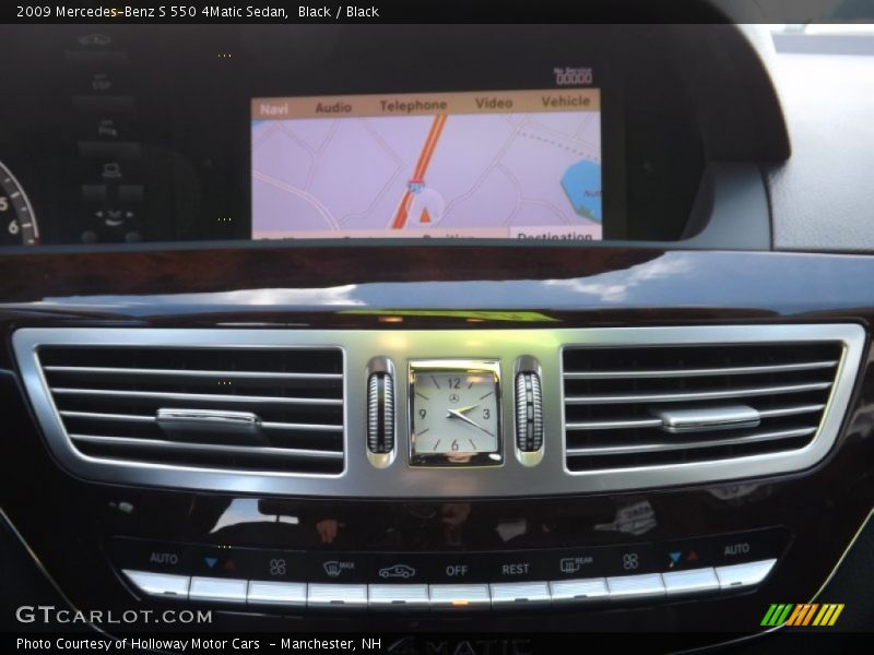 Black / Black 2009 Mercedes-Benz S 550 4Matic Sedan