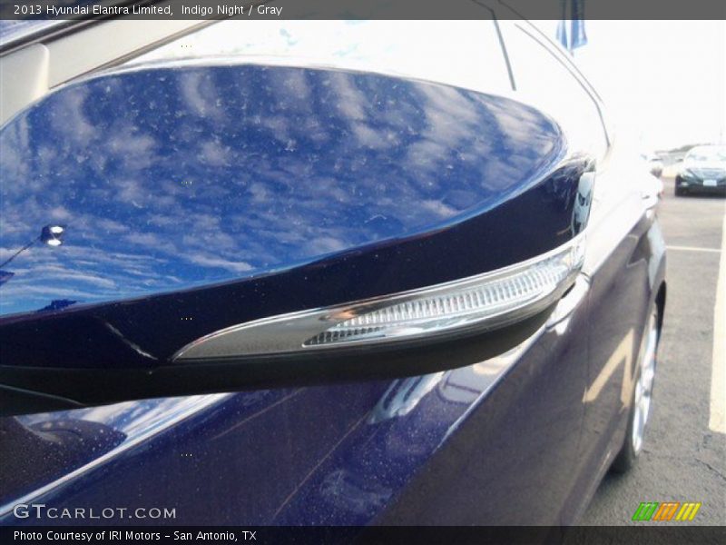 Indigo Night / Gray 2013 Hyundai Elantra Limited
