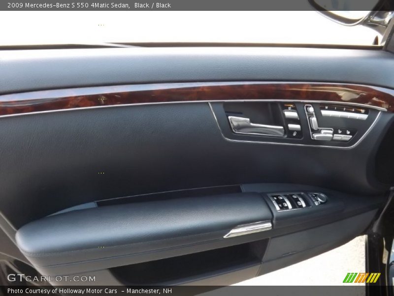 Black / Black 2009 Mercedes-Benz S 550 4Matic Sedan