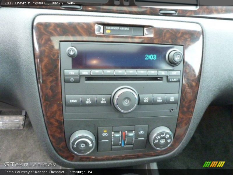 Controls of 2013 Impala LT