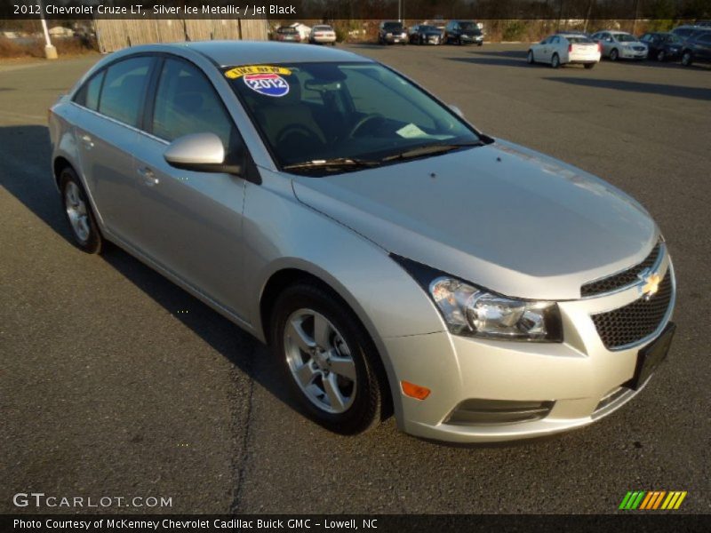 Silver Ice Metallic / Jet Black 2012 Chevrolet Cruze LT