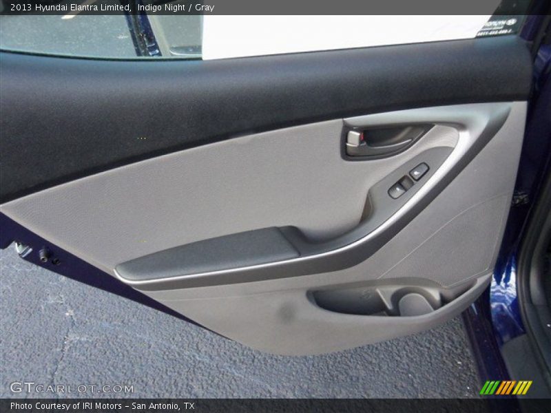 Indigo Night / Gray 2013 Hyundai Elantra Limited