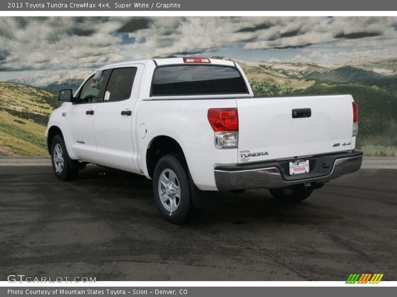 Super White / Graphite 2013 Toyota Tundra CrewMax 4x4