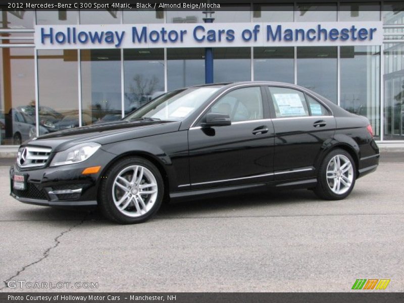 Black / Almond Beige/Mocha 2012 Mercedes-Benz C 300 Sport 4Matic