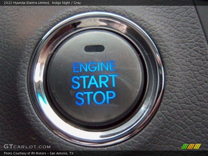 Indigo Night / Gray 2013 Hyundai Elantra Limited