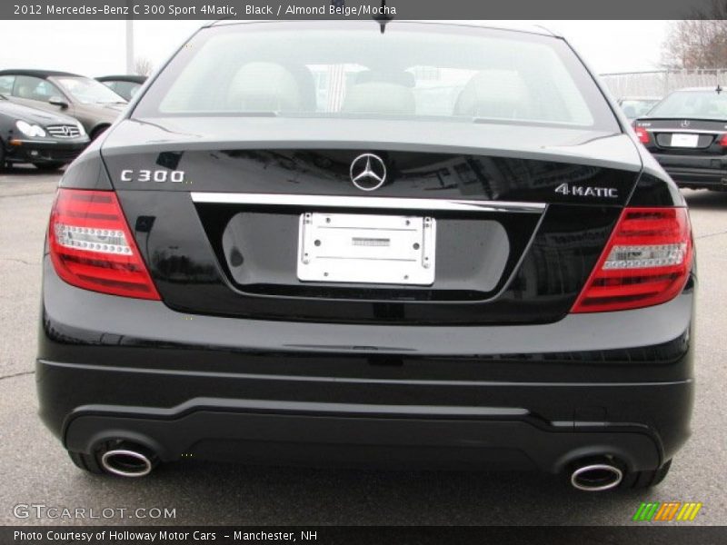 Black / Almond Beige/Mocha 2012 Mercedes-Benz C 300 Sport 4Matic