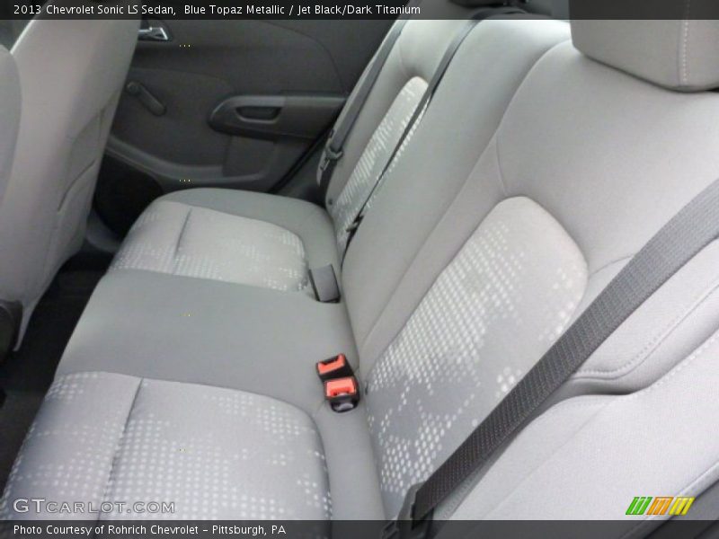 Blue Topaz Metallic / Jet Black/Dark Titanium 2013 Chevrolet Sonic LS Sedan