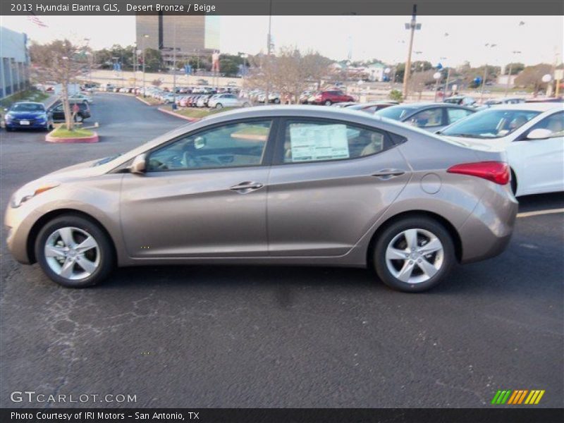 Desert Bronze / Beige 2013 Hyundai Elantra GLS