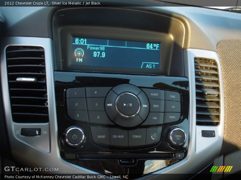 Silver Ice Metallic / Jet Black 2012 Chevrolet Cruze LT