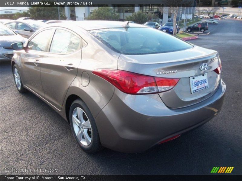 Desert Bronze / Beige 2013 Hyundai Elantra GLS
