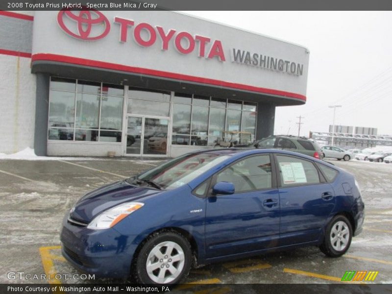 Spectra Blue Mica / Gray 2008 Toyota Prius Hybrid