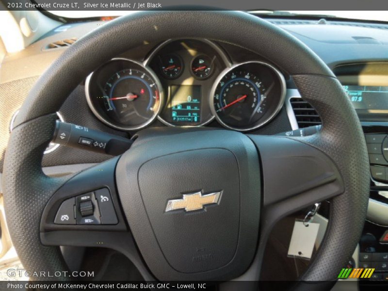Silver Ice Metallic / Jet Black 2012 Chevrolet Cruze LT