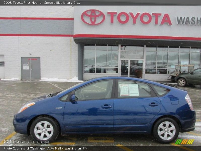 Spectra Blue Mica / Gray 2008 Toyota Prius Hybrid