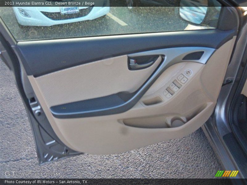 Desert Bronze / Beige 2013 Hyundai Elantra GLS