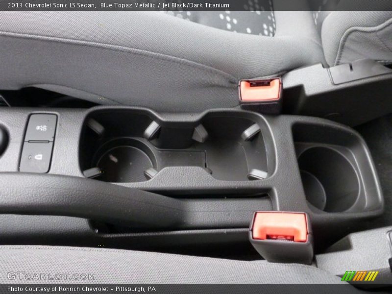 Blue Topaz Metallic / Jet Black/Dark Titanium 2013 Chevrolet Sonic LS Sedan