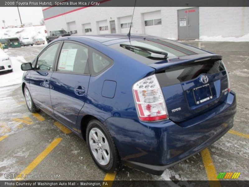 Spectra Blue Mica / Gray 2008 Toyota Prius Hybrid