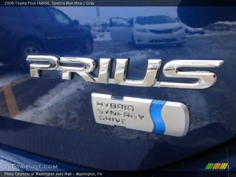 Spectra Blue Mica / Gray 2008 Toyota Prius Hybrid