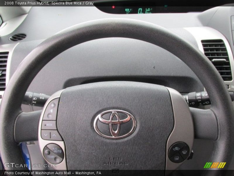 Spectra Blue Mica / Gray 2008 Toyota Prius Hybrid
