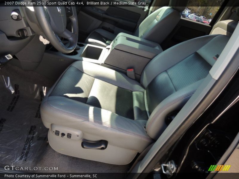 Brilliant Black / Medium Slate Gray 2007 Dodge Ram 2500 Sport Quad Cab 4x4