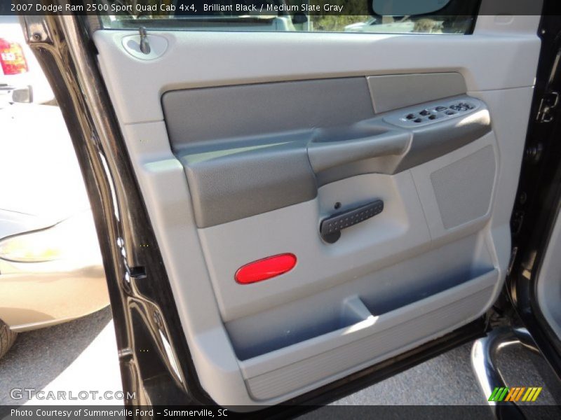 Brilliant Black / Medium Slate Gray 2007 Dodge Ram 2500 Sport Quad Cab 4x4