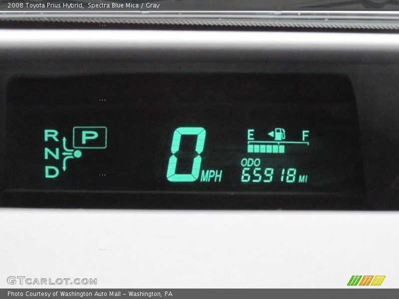 Spectra Blue Mica / Gray 2008 Toyota Prius Hybrid