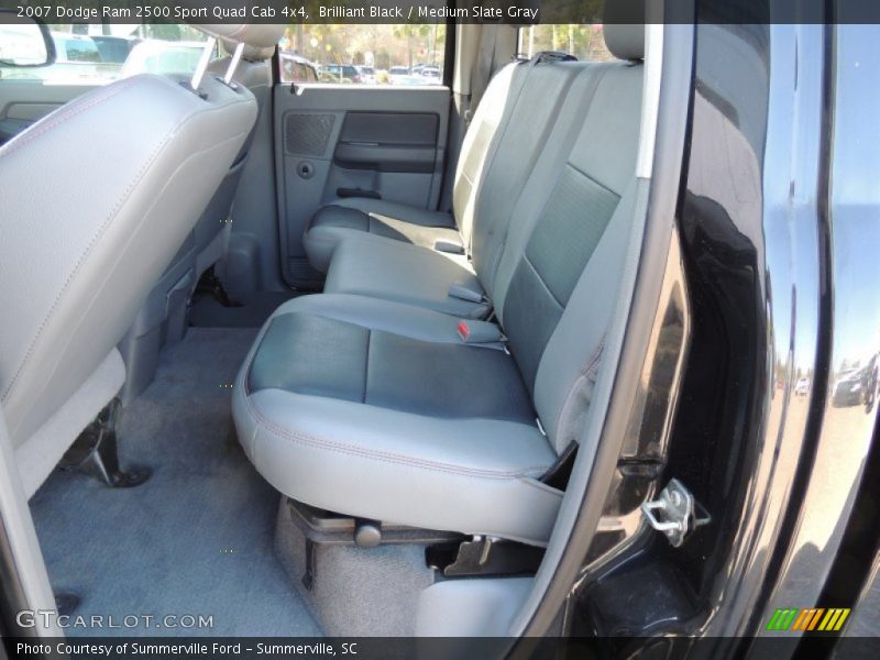 Brilliant Black / Medium Slate Gray 2007 Dodge Ram 2500 Sport Quad Cab 4x4