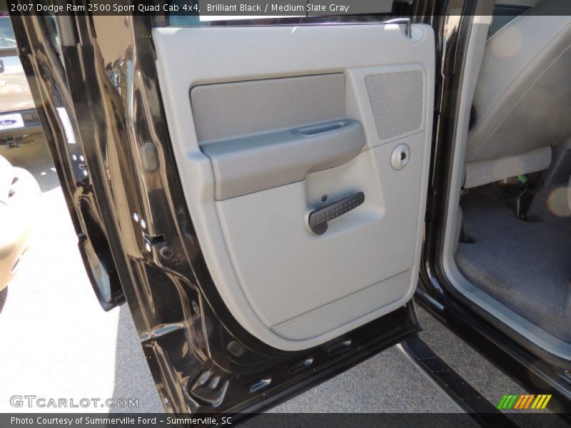 Brilliant Black / Medium Slate Gray 2007 Dodge Ram 2500 Sport Quad Cab 4x4