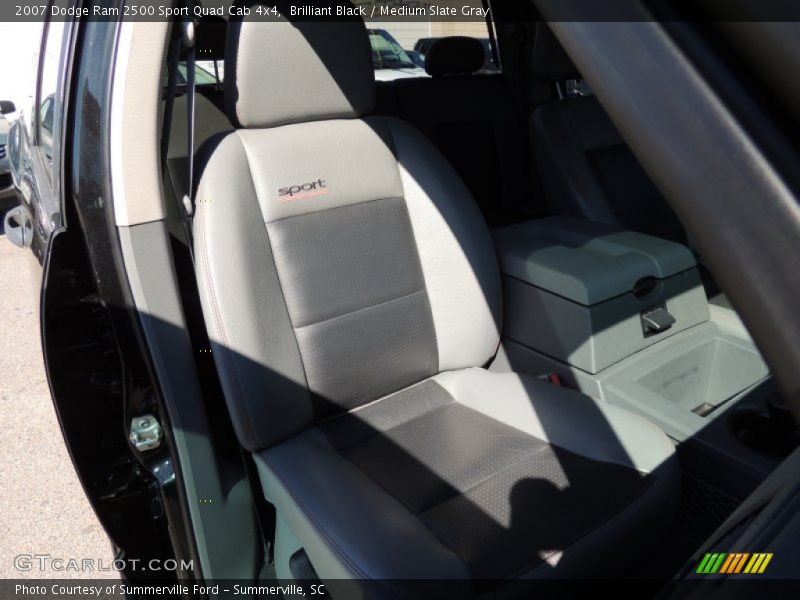 Brilliant Black / Medium Slate Gray 2007 Dodge Ram 2500 Sport Quad Cab 4x4