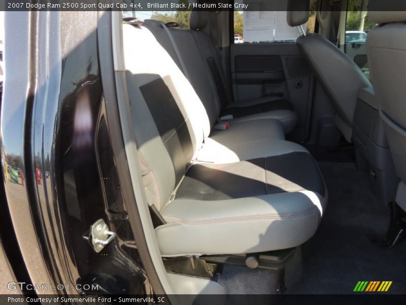 Brilliant Black / Medium Slate Gray 2007 Dodge Ram 2500 Sport Quad Cab 4x4